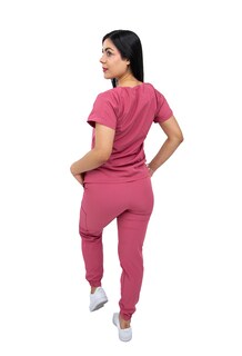 Foto 5 | Foto 5 | Uniforme Quirúrgico Jogger Stretch Antifluido Scrub Nala Palo de Rosa