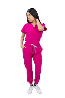 Foto 1 | Foto 1 | Pijama Quirúrgica Antifluido Scrub Nala Rosa para Mujer