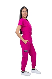Foto 3 | Foto 3 | Pijama Quirúrgica Antifluido Scrub Nala Rosa para Mujer