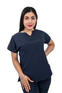 Foto 2 | Foto 2 | Pijama Quirúrgica Antifluido Azul Marino para Mujer