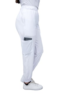 Foto 4 | Foto 4 | Pijama Quirúrgica Jogger Stretch Blanca para Mujer