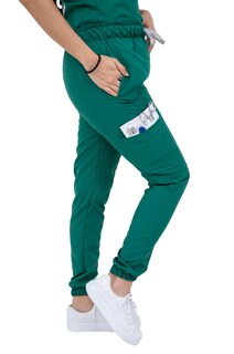 Foto 4 | Foto 4 | Pijama Quirúrgica Antifluido Pantalón Jogger Stretch Scrub Kolorum Verde para Mujer