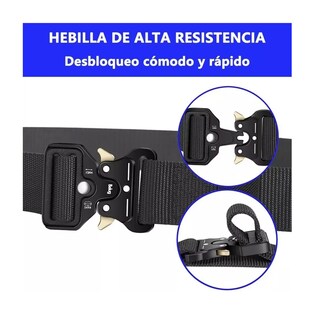 Foto 4 | Foto 4 | Bolsa Táctica + Cinturón Militar + 3 Ganchos + Pedernal Belug Negro