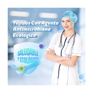 Foto 3 | Foto 3 | 200 Piezas Gorra Plisada Gorra Plisada Desechable Eo Safe Imports Esi-19403 Azul