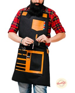 Foto 6 | Foto 6 | Mandil Cover Barbest New York Color Miel Poliester