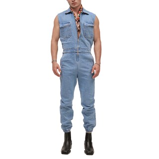 Foto 1 | Foto 1 | Mono Sin Mangas MCHK de Mezclilla Azul para Hombre