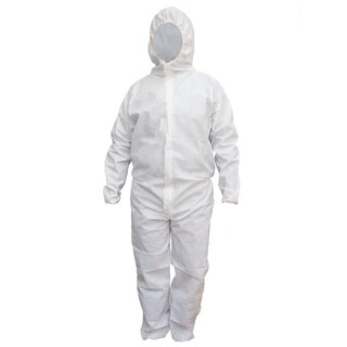 Foto 2 | Foto 2 | 10 Pzas Overol Desechable Tipo Tyvek Polipropileno Capucha