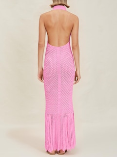 Foto 5 | Foto 5 | Vestido Largo de Playa Saodimallsu Coverup Rosa para Mujer - Venta Internacional