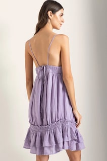 Foto 2 | Foto 2 | Vestido Corto Morado Touche