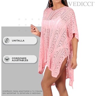 Foto 4 | Foto 4 | Vedicci Salida De Baño Para Mujer Color Rosa