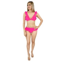 Traje De Baño Bikini 2 Piezas Para Mujer Marca London Rock