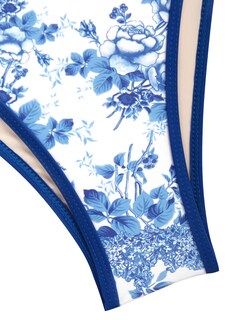Foto 4 | Foto 4 | Conjunto De Bikini Zaful Para Mujer Sin Tirantes, Calado, Texturizado, Azul - Venta Internacional.