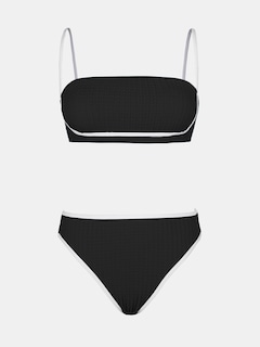 Foto 6 | Foto 6 | Conjunto De Bikini Cupshe Para Mujer, Cintura Alta, Cuello Cuadrado, Color Block - Venta Internacional.