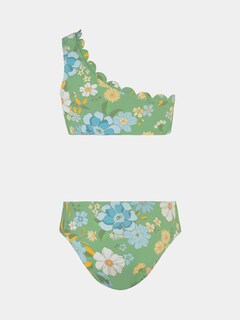 Foto 7 | Foto 7 | Conjunto De Bikini Cupshe Para Mujer Con Un Solo Hombro, Talle Medio, Festoneado - Venta Internacional.