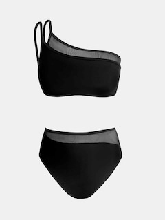 Foto 6 | Foto 6 | Conjunto De Bikini Cupshe Para Mujer, Cintura Alta Asimétrica Con Un Solo Hombro - Venta Internacional.