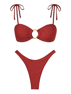 Foto 1 | Foto 1 | Conjunto De Bikini Zaful, Traje De Baño Sexy Con Corbata Fina Y Pernera Alta - Venta Internacional.