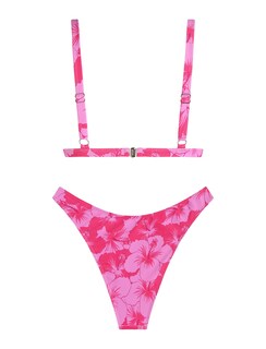 Foto 3 | Foto 3 | Conjunto de Bikini Zaful Cintura Alta Estampado Floral para Mujer - Venta Internacional