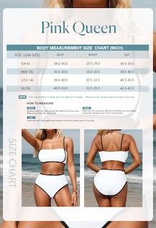 Foto 6 | Foto 6 | Conjunto De Bikini Pink Queen 2025 Para Mujer, Cintura Alta, Color Block - Venta Internacional.