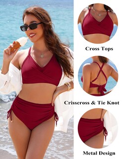 Foto 4 | Foto 4 | Bikini Blooming Jelly Rojo para Mujer- Venta Internacional