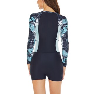 Foto 5 | Foto 5 | Traje de Baño de Buceo C10129-M Negro con Cremallera y Estampado Completo para Mujer