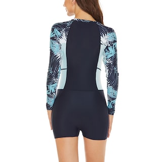 Foto 5 | Foto 5 | Traje de Baño de Buceo C10129-M Negro con Cremallera y Estampado Completo para Mujer