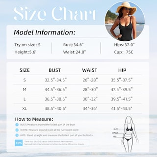 Foto 4 | Foto 4 | Traje De Baño De Una Pieza Zando Tummy Control Acanalado Blanco Xl Para Mujer - Venta Internacional.