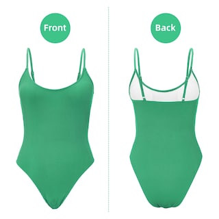 Foto 2 | Foto 2 | Traje De Baño De Una Pieza Zando Green Para Mujer Tummy Control - Venta Internacional.