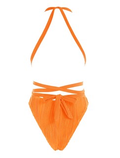 Foto 2 | Foto 2 | Traje De Baño De Una Pieza Zaful Sin Espalda Con Lazo Cruzado, Tanga De Corte Alto - Venta Internacional.