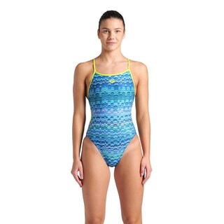 Foto 1 | Foto 1 | Traje De Baño Arena Ondulation Lace Back Para Mujer Azul Cielo