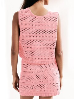 Foto 6 | Foto 6 | Set De Baño Saodimallsu Para Mujer, Cuello En V, Tejido A Ganchillo, Rosa - Venta Internacional.