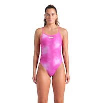 Traje De Baño Arena Tie Dye Para Mujer Rosa