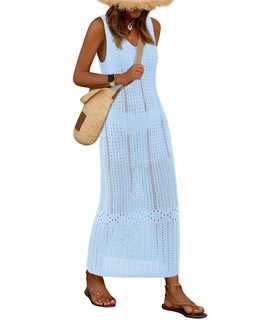 Foto 1 | Foto 1 | Traje De Baño Coverup Btfbm Crochet Para Mujer Verano Primavera 2025 - Venta Internacional.