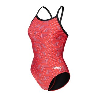 Foto 6 | Foto 6 | Traje De Baño Arena Escape Lightdrop Back Para Mujer Rojo
