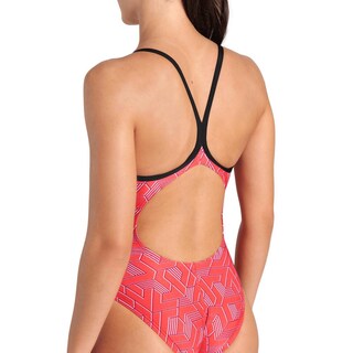 Foto 5 | Foto 5 | Traje De Baño Arena Escape Lightdrop Back Para Mujer Rojo