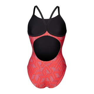 Foto 7 | Foto 7 | Traje De Baño Arena Escape Lightdrop Back Para Mujer Rojo