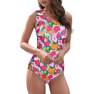 Foto 1 | Foto 1 | Traje De Baño De Una Pieza American Trends Para Mujer Cobertura Total Color Rosa M - Venta Internacional.