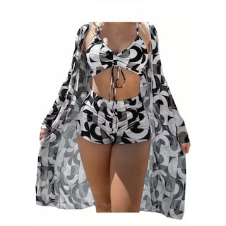 Foto 1 | Foto 1 | Juego De Traje De Baño 3 Piezas L/xl Eo Safe Imports Esi-16246 Blanco