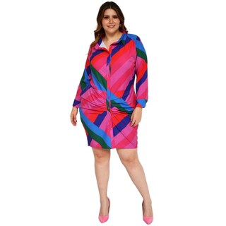 Foto 6 | Foto 6 | Vestido ROMAN FASHION 2970 Multicolor