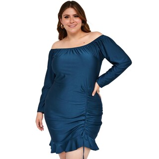 Foto 1 | Foto 1 | Vestido Roman Fashion 4297 color Azul para Mujer