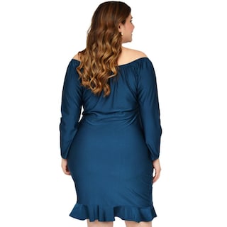 Foto 3 | Foto 3 | Vestido Roman Fashion 4297 color Azul para Mujer