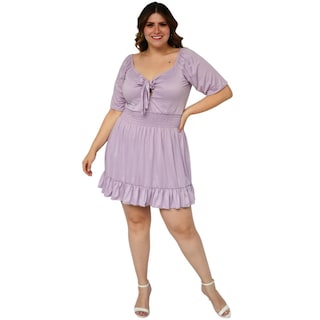 Foto 5 | Foto 5 | Vestido Roman Fashion 4279 color Lila para Mujer