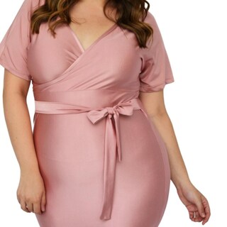 Foto 4 | Foto 4 | Vestido Roman Fashion color Rosa para Mujer