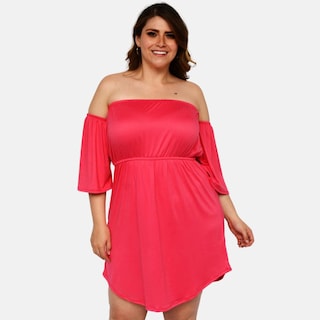 Foto 1 | Foto 1 | Vestido Strapless Roman Fashion 4290 color Rosa Talla Extra