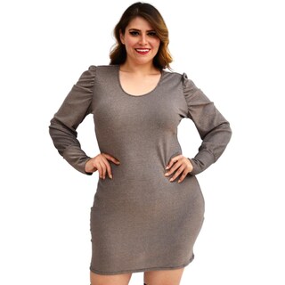 Foto 1 | Foto 1 | Vestido Formal Roman Fashion/tallas Extras, 4253 (plateado) Plateado