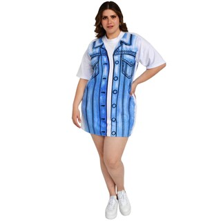 Foto 5 | Foto 5 | Vestido Casual Roman Fashion color Blanco para Mujer
