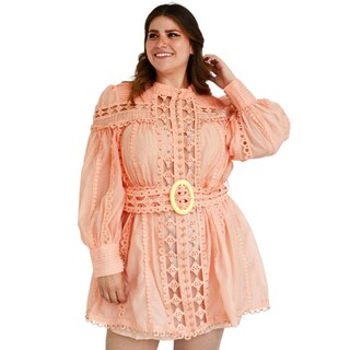 Foto 1 | Foto 1 | Vestido de Chiffon L'atiste color Coral para Mujer