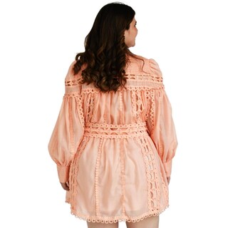 Foto 4 | Foto 4 | Vestido de Chiffon L'atiste color Coral para Mujer