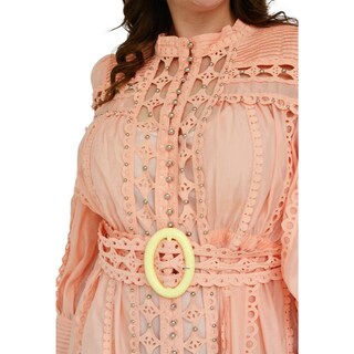 Foto 5 | Foto 5 | Vestido de Chiffon L'atiste color Coral para Mujer