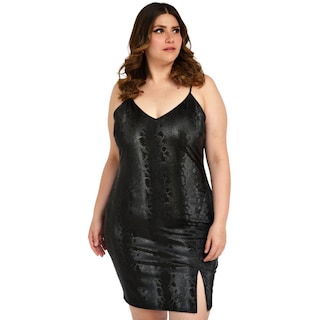 Foto 4 | Foto 4 | Vestido Print Serpiente Zenobia color Negro para Mujer