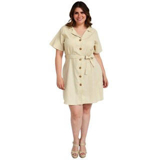 Foto 6 | Foto 6 | Vestido Roman Fashion color Beige para Mujer
